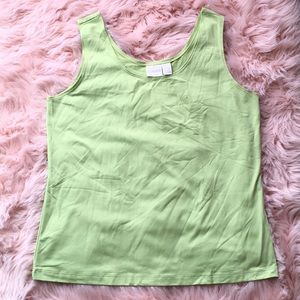 Chico’s microfiber contemporary tank | basic knit